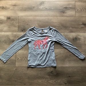 Flip sequin unicorn long sleeve shirt